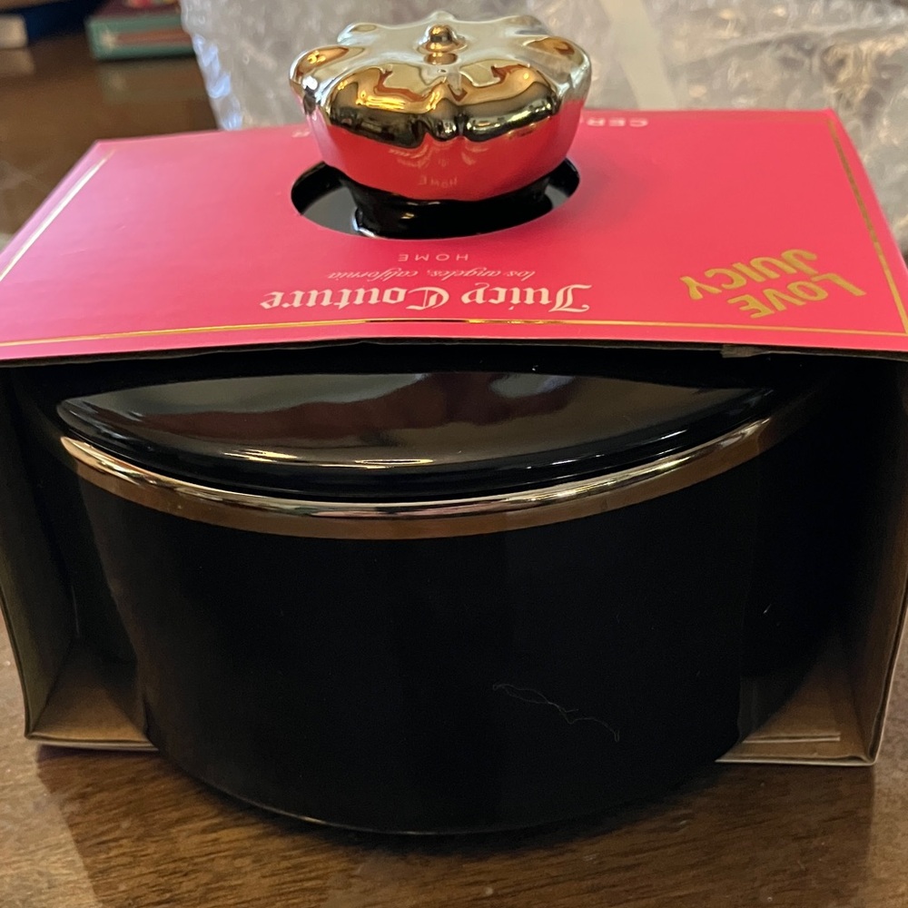 ✨Juicy Couture trinket jar ceramic NWT - Picture 7 of 10